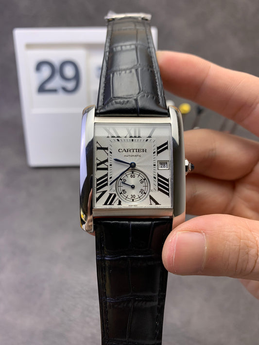 Cartier Tank Louis Cartier - Silver Roman Numeral Dial