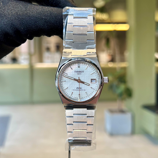 Tissot PRX Powermatic 80 - Iridescent White Dial - 40mm